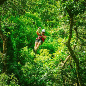 Ziplining